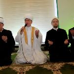 Равиль Гайнутдин с имамами Московской Соборной мечети
