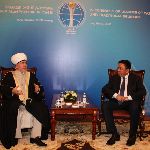 Встреча с председателем Агентства по делам религий Казахстана Кайрата Лама Шарифа с Равилем Гайнутдином